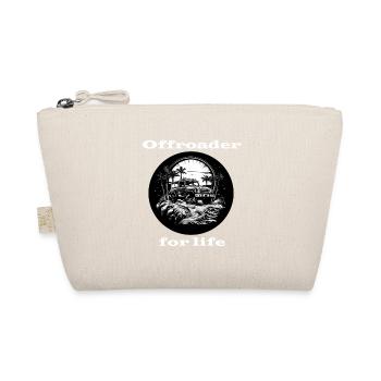 Offroader for life white - Organic Pouch - nature - Front