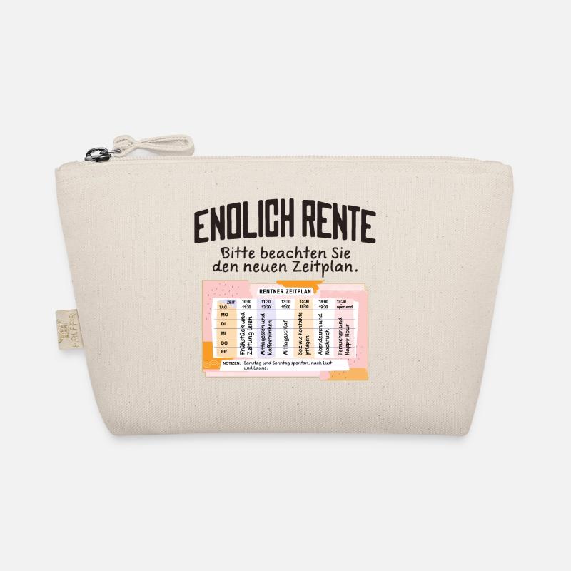 Rentner Zeitplan Tagesablauf, Endlich Rente Bio-Täschchen