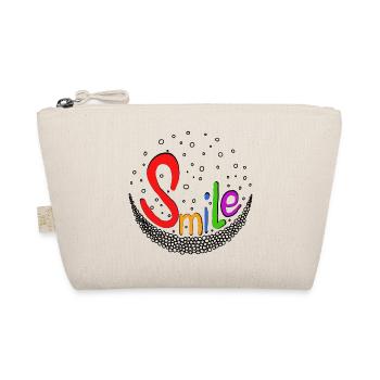 Smile colorful - Organic Pouch - nature - Front