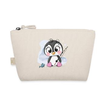 cute penguin girl - Organic Pouch - nature - Front