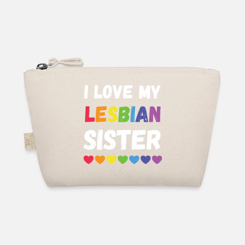 Pride Month LGBTQ - Ich liebe meine lesbische Schwester Bio-Täschchen