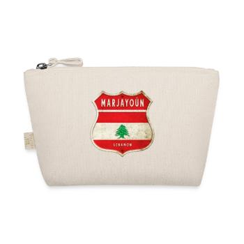 Marjayoun Lebanon coat of arms flags design - Organic Pouch - nature - Front