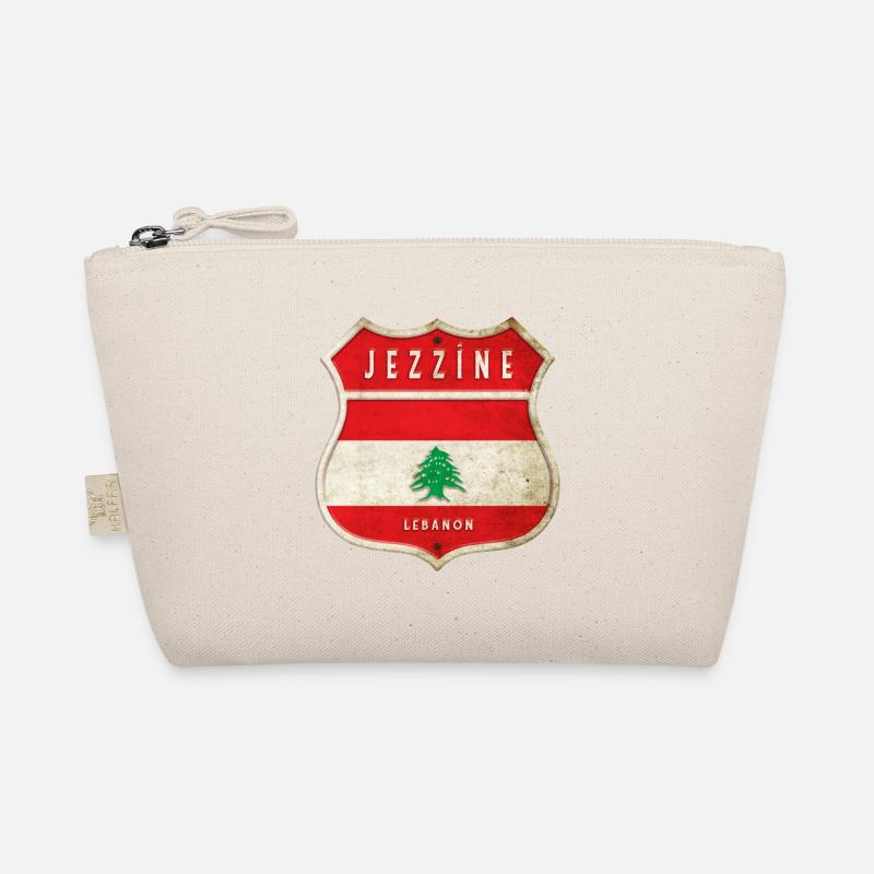 Jezzine Libanon Wappen Flaggen Design Bio-Täschchen