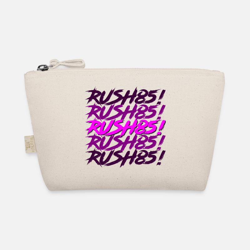 Synthwave / Cyberpunk Title Design RUSH85! -Dunkel Bio-Täschchen
