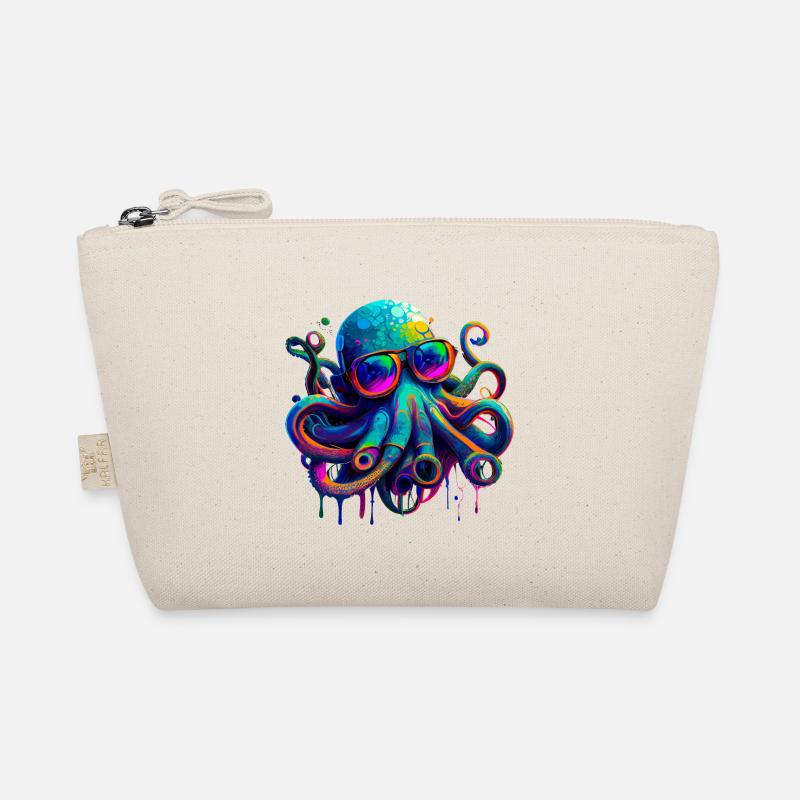 Octopus illustration Organic Pouch
