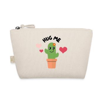 HUG ME - Kawaii Cactus - Organic Pouch - nature - Front
