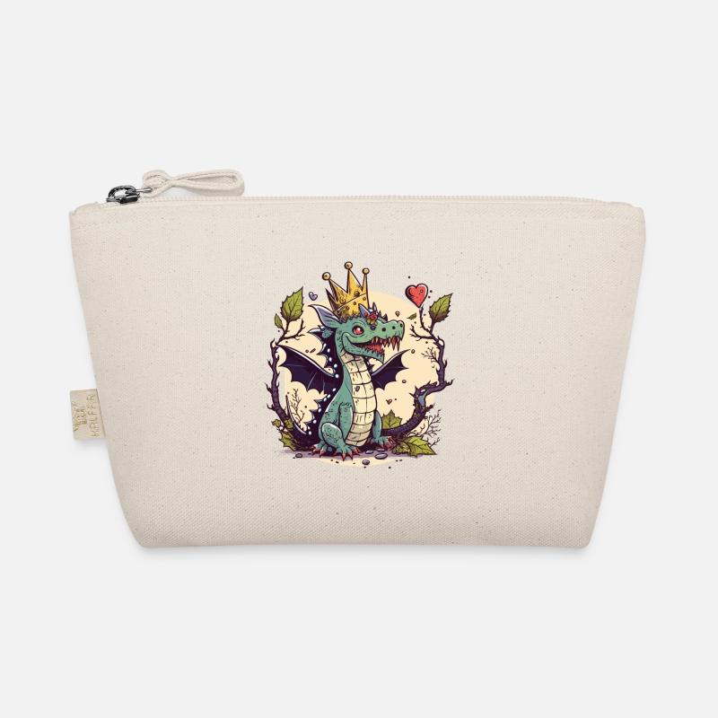 Crowned Dragon Organic Pouch