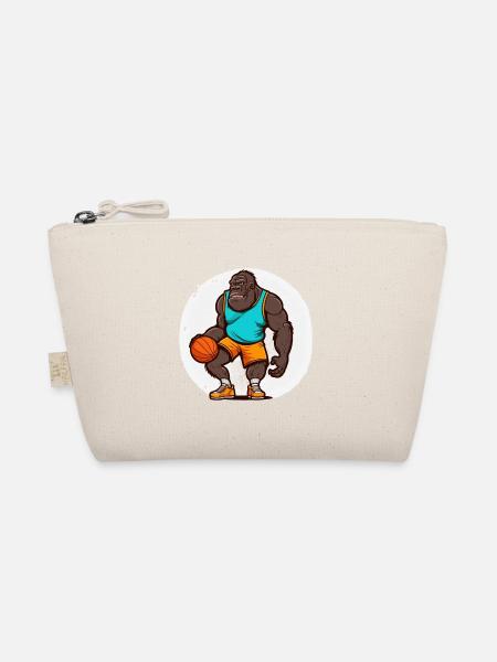 Basket-Gorilla - Organic Pouch - nature - Front