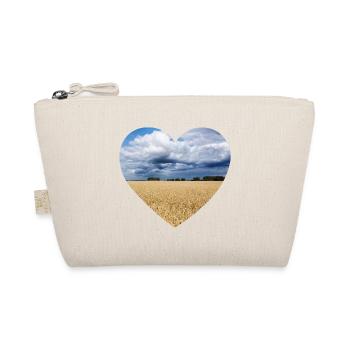 Heart for nature - Organic Pouch - nature - Front