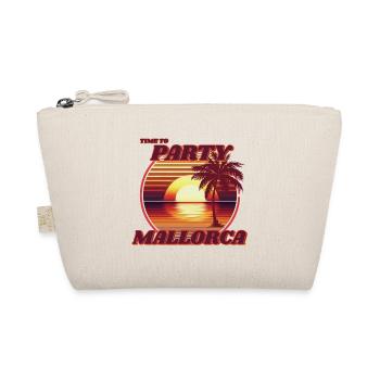 Party in Mallorca, romantic retro sunset design. - Organic Pouch - nature - Front