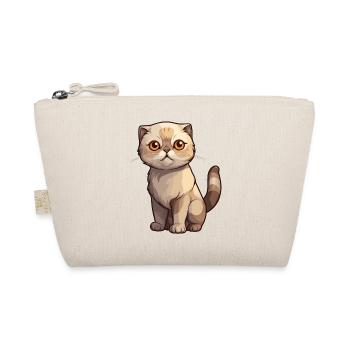 Bad-tempered Scottish Fold kitten - Organic Pouch - nature - Front
