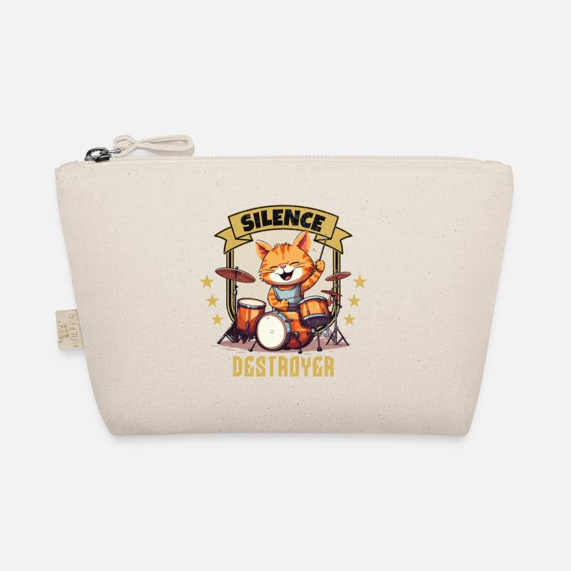 Drums Drums Silence Destroyer Cat Funny Trousse biologique