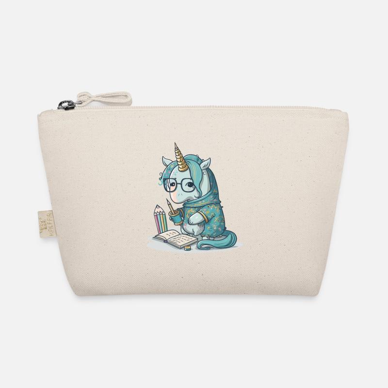 Unicorn Calligrapher Organic Pouch