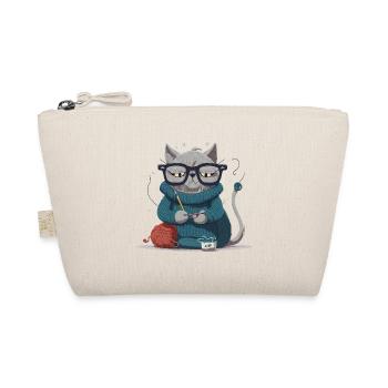 Chat à tricoter - Trousse biologique - nature - Devant