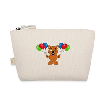 TEDDY - LUFTBALLONS - KINDER - BABYS - TIERE - Bio-Täschchen - Natur - Vorne