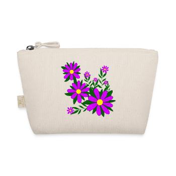 Motif fleur vrille marguerite fleur florale - Trousse biologique - nature - Devant