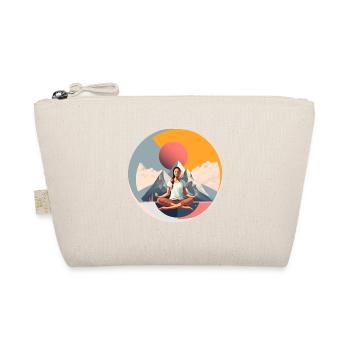 Yoga, Namaste, chill, customizable - Organic Pouch - nature - Front