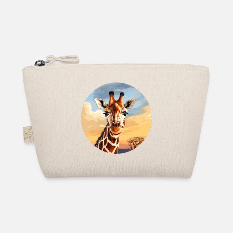 Giraffe - Bio-Täschchen - Natur