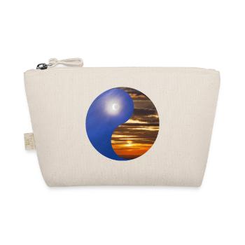 Yin and Yang of the Sun and Moon in the Sky - Organic Pouch - nature - Front