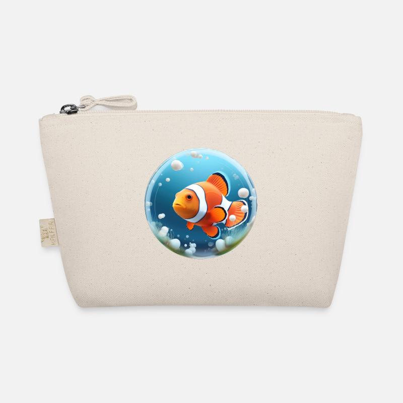 Clownfisch - Bio-Täschchen - Natur