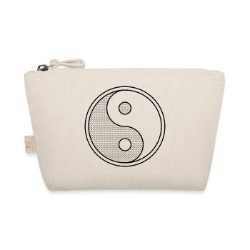 Yin Yang (Black) - Organic Pouch - nature - Front