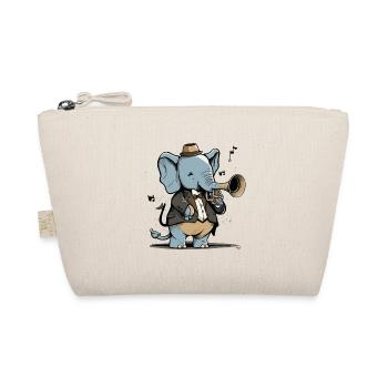 Éléphant jazzy - Trousse biologique - nature - Devant