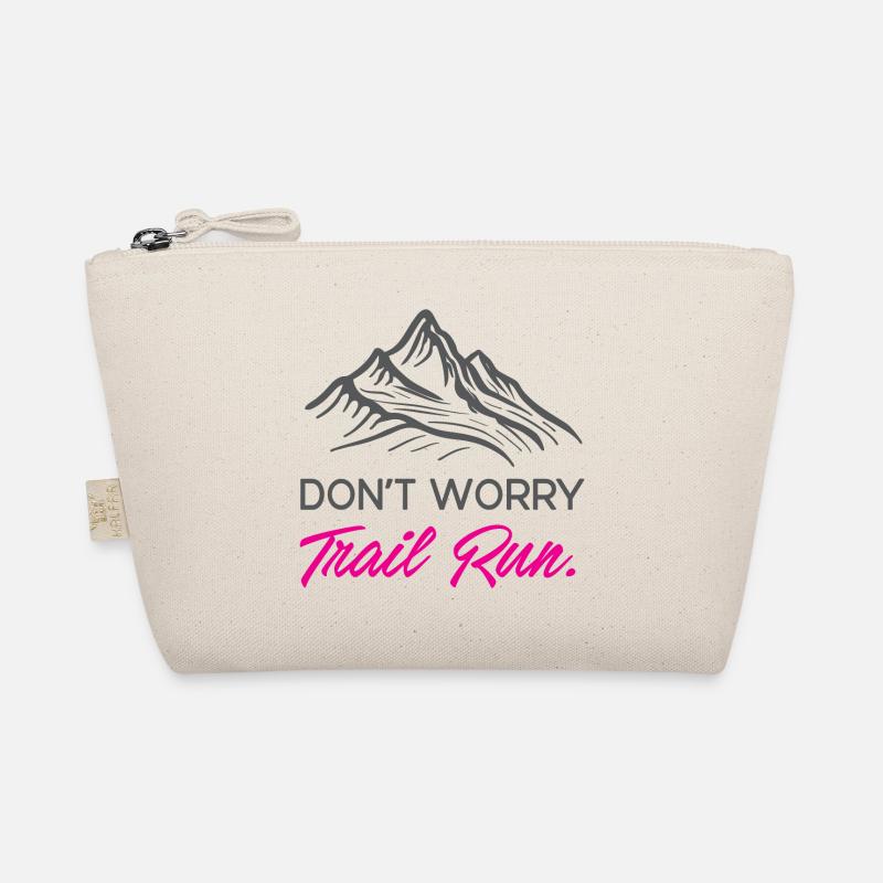 Mach dir keine Sorgen. Trailrun. Bio-Täschchen