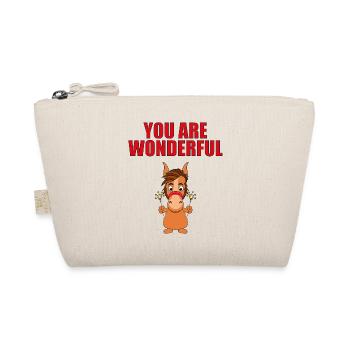 YOU ARE WONDERFUL - PFERD - PONY - Bio-Täschchen - Natur - Vorne