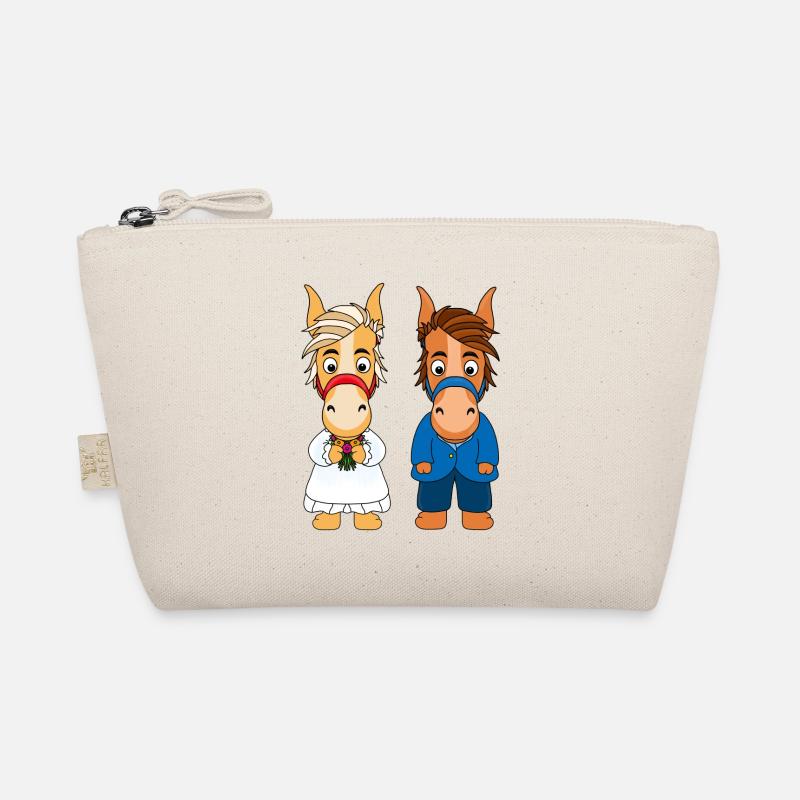 PFERDE - HOCHZEIT Bio-Täschchen