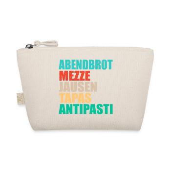 ABENDBROT INTERNATIONALE GESELLIGKEIT ESSEN - Bio-Täschchen - Natur - Vorne