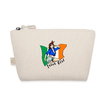 Design de drapeau irlandais pour fille - Trousse biologique - nature - Devant