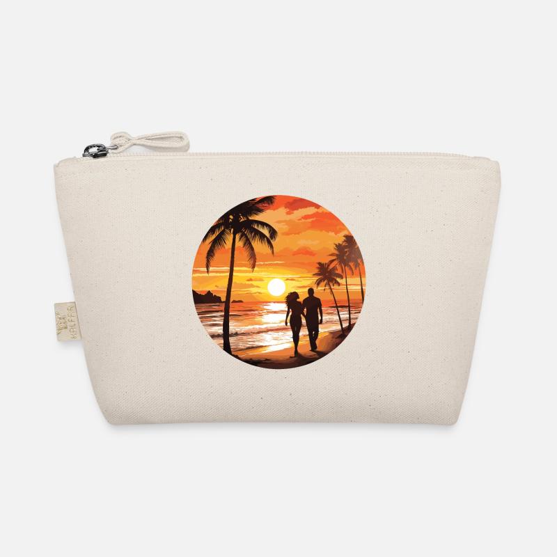 Couple romantique de plage Trousse biologique