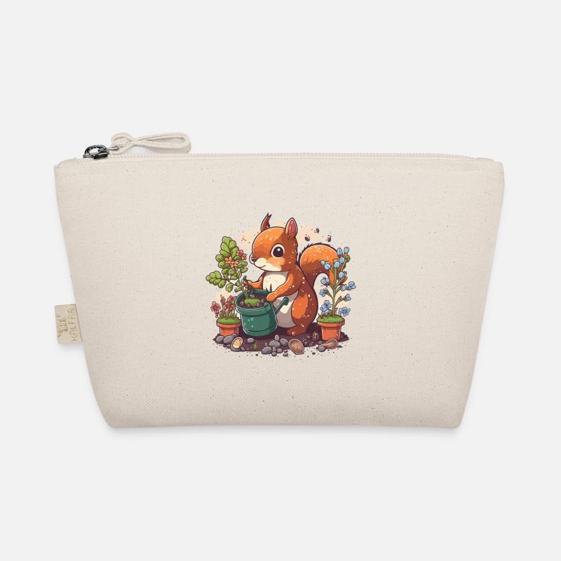 Squirrel Gardener Organic Pouch