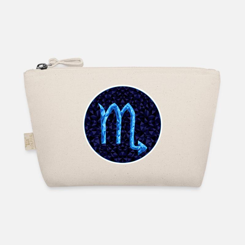 Scorpio - Bio-Täschchen - Natur