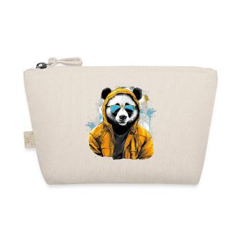 Panda grand style de rue | Amoureux des pandas - Trousse biologique - nature - Devant