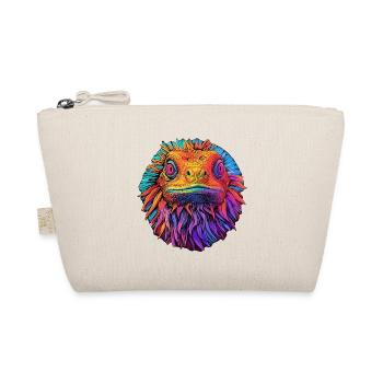 Bearded dragon Pogona reptile - Organic Pouch - nature - Front