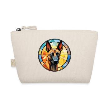 Verre aquarelle de race de chien malinois belge - Trousse biologique - nature - Devant