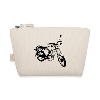 simson s51 Moped Legende DDR Osten Illustration - Bio-Täschchen - Natur - Vorne