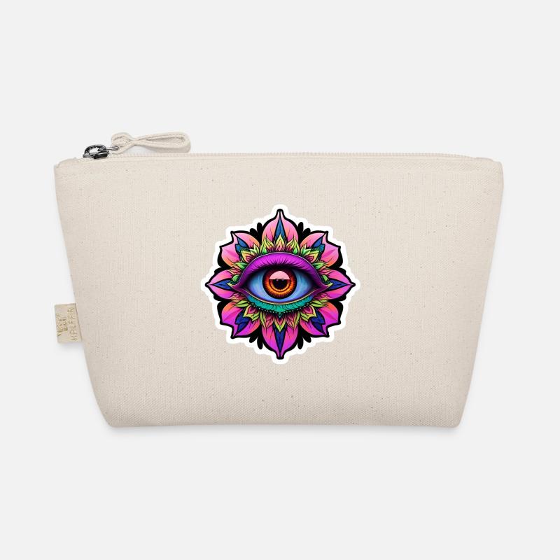 Mandala Eye Bio-Täschchen