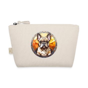 Verre aquarelle de race de chien bouledogue français - Trousse biologique - nature - Devant