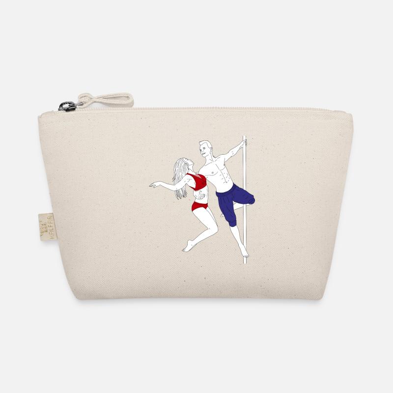 Duo de pole dance Tenue rouge bleu Trousse biologique