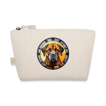 Mastiff Hunderasse Aquarellglas - Bio-Täschchen - Natur - Vorne