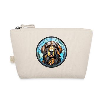 Verre aquarelle de race de chien de Terre-Neuve - Trousse biologique - nature - Devant