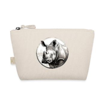 Nashorn - Bio-Täschchen - Natur - Vorne