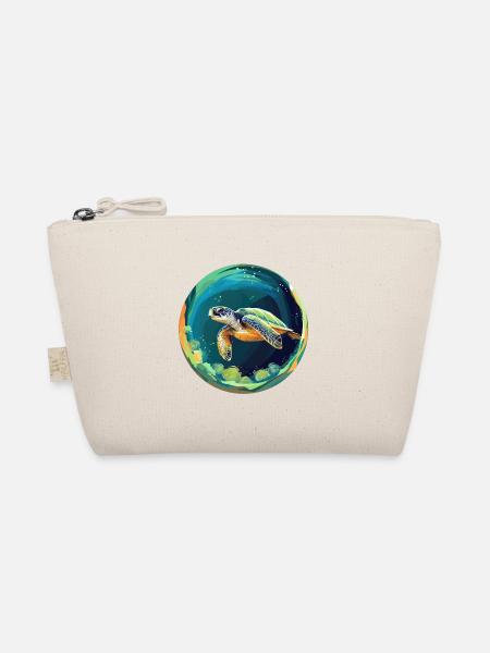 Turtle - Organic Pouch - nature - Front