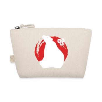Silhouette d’ours japonais - Trousse biologique - nature - Devant