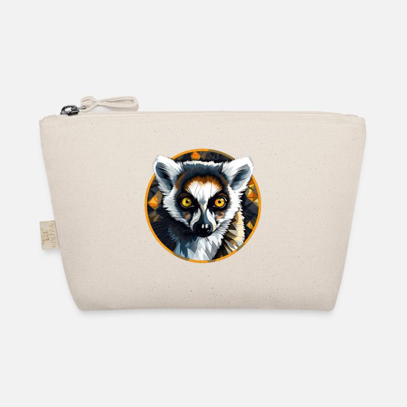 Lemur - Bio-Täschchen - Natur