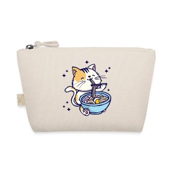 Katze Ramen Anime Japanisch Trickfilm Manga - Bio-Täschchen - Natur - Vorne