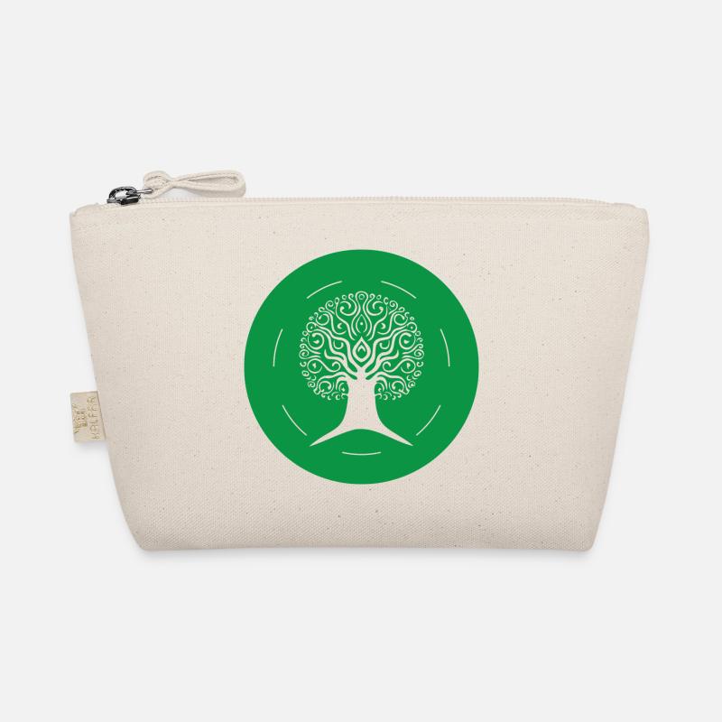 Fractal mind - (no1) - green Organic Pouch