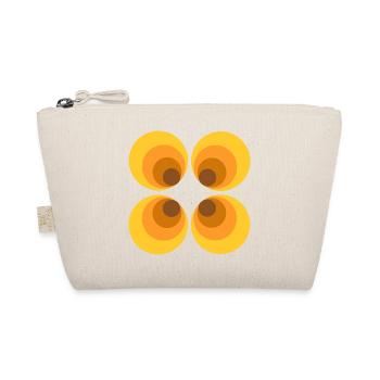 70s Flower Pattern - Organic Pouch - nature - Front